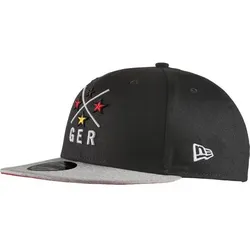 NEW ERA Herren Cap Cross G.E.R. World Cup, Größe M-L in Schwarz Schwarz