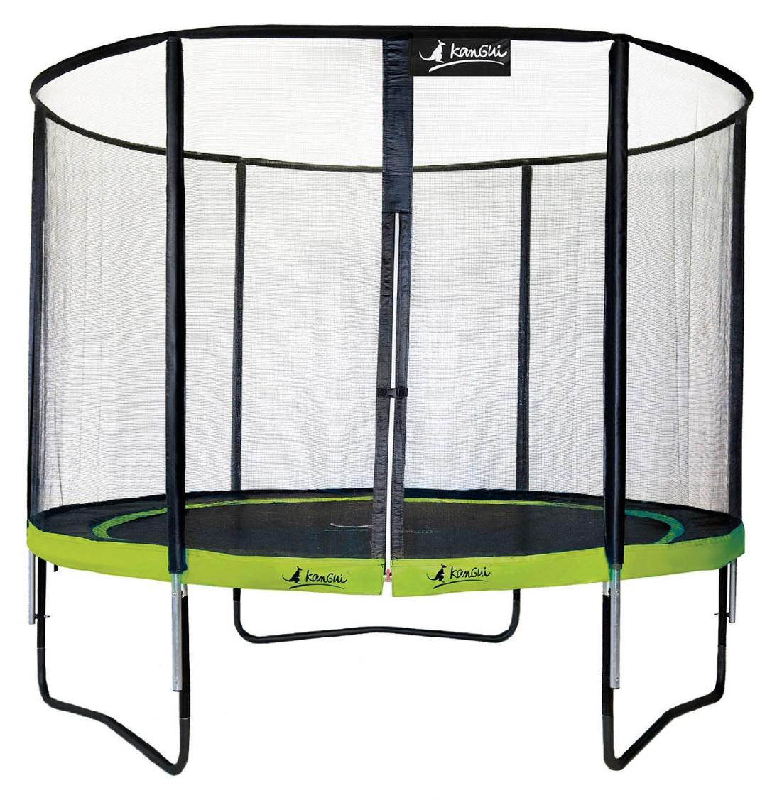 Gartentrampolin Ø 300cm + Sicherheitsnetz - PUNCHI 300 Grün