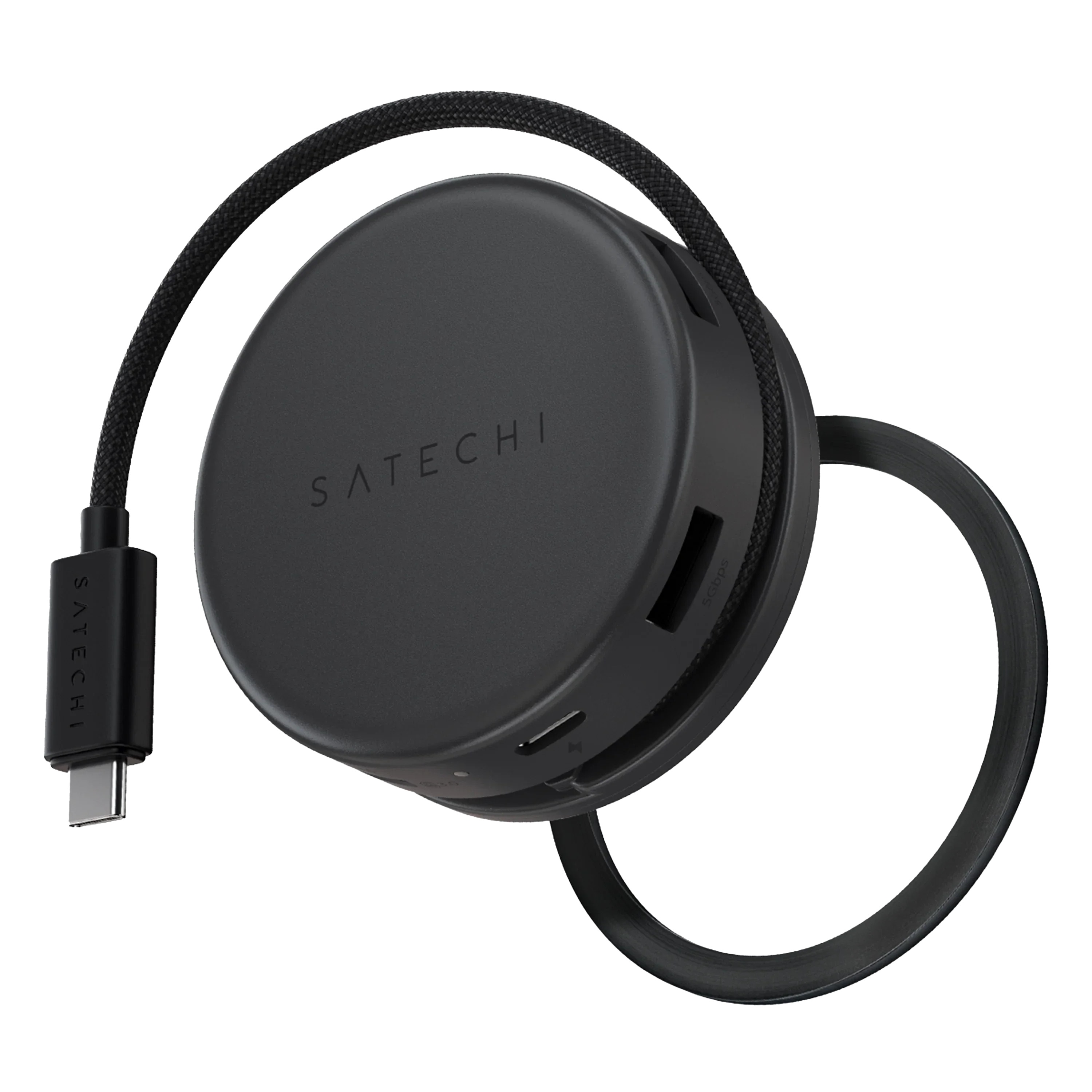 Satechi OntheGo 7-in-1 Multiport Adapter Schwarz