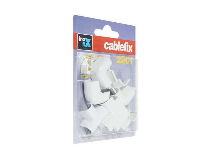 Inofix Kabelkanal Verbindungen Weiss 7 mm