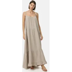 PM SELECTED Damen Ärmeloses Sommer Maxi Musselinkleid mit Rüschen in A Linie Einheitsgröße PM48