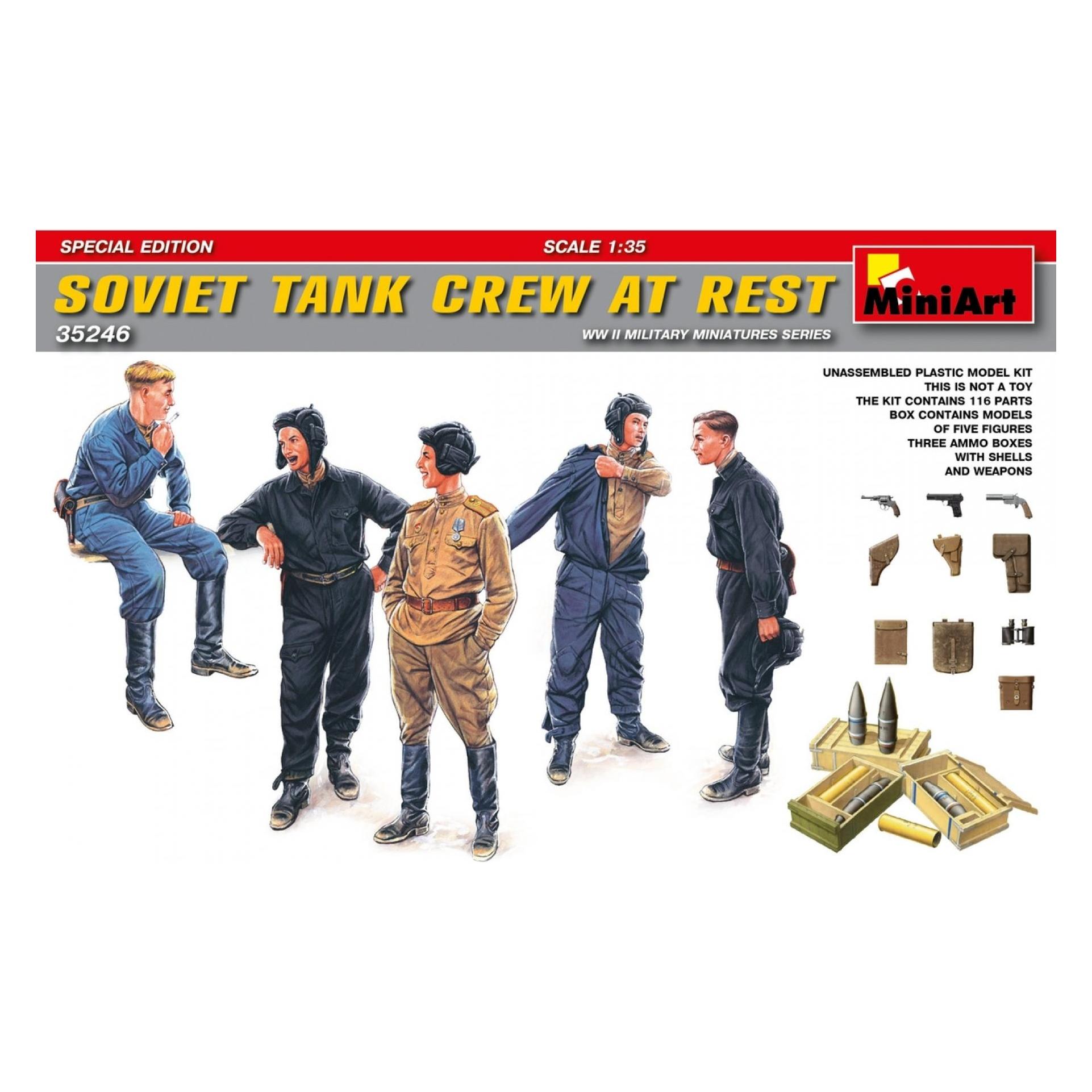 Mini art Soviet Tank Crew at Rest.Special Edition (35246)