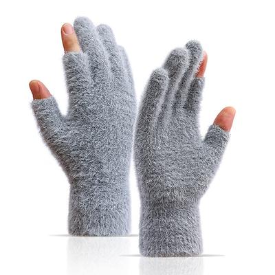 Damen 1 Paar Winterhandschuhe / Gestrickte Handschuhe / Fingerlose Handschuhe Streetwear / Outdoor Handschuhe - Einfach