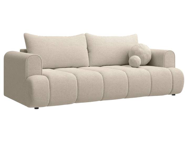 Selsey Dandelino - Canapé 3 places avec fonction sommeil\, housse chenille\, beige clair