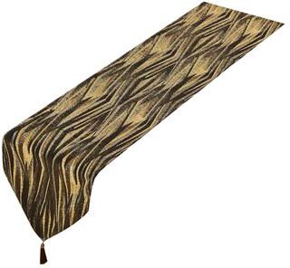 Violet Linen Tivoli Abstract Pattern Polyester Table Runner