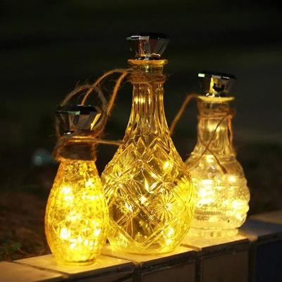 Uplift Picks Solar Wine Bottle Lights Create Romantic Fairy Glow For Every Celebration warm Light 6 Pcs