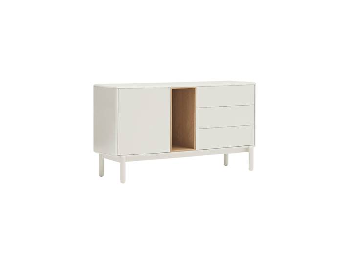 Design Sideboard „Corvo“ Eiche Pearl Grey Teulat