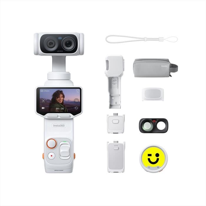 INSTA360 Action Cam Luna Ultra Creator Bundle-bianco