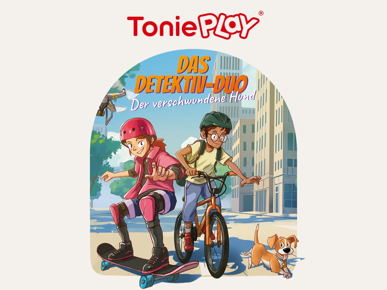 Tonies Play Spiel für Toniebox 2 Play S - Das Detektiv-Duo - Der verschwundene Hund