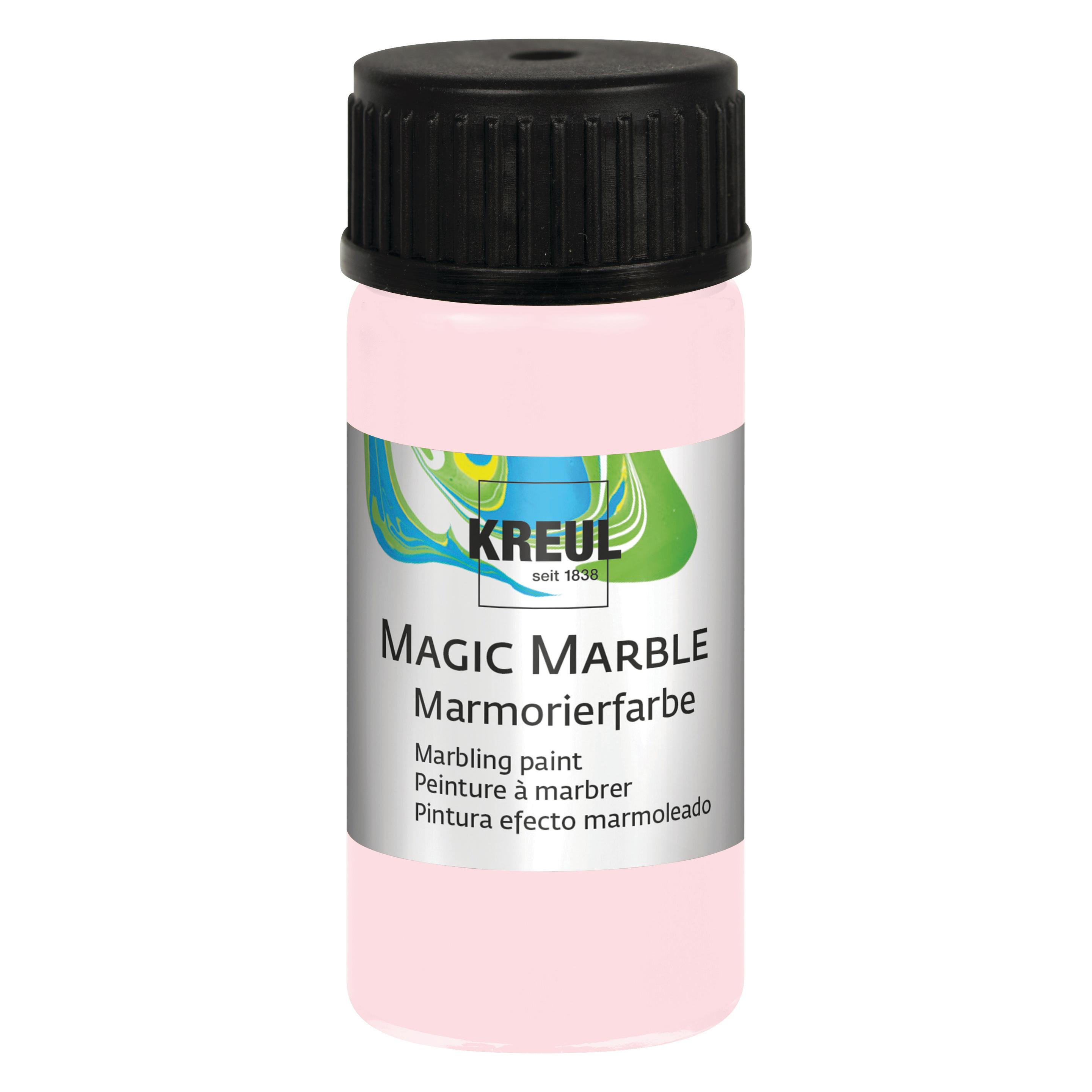Kreul Marmorierfarbe "Magic Marble" matt, mademoiselle ros' (20 ml) (73234)