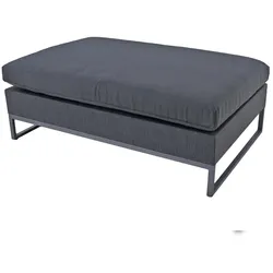 DELUKE Polsterhocker HELGA Kunststoff Grau 49x140x89cm Hocker Sitzhocker