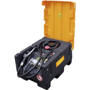 CEMO Tankanlage 10092, mobil, mit ADR-Zulassung, 120 Liter, mit Handpumpe und Klappdeckel, Benzin