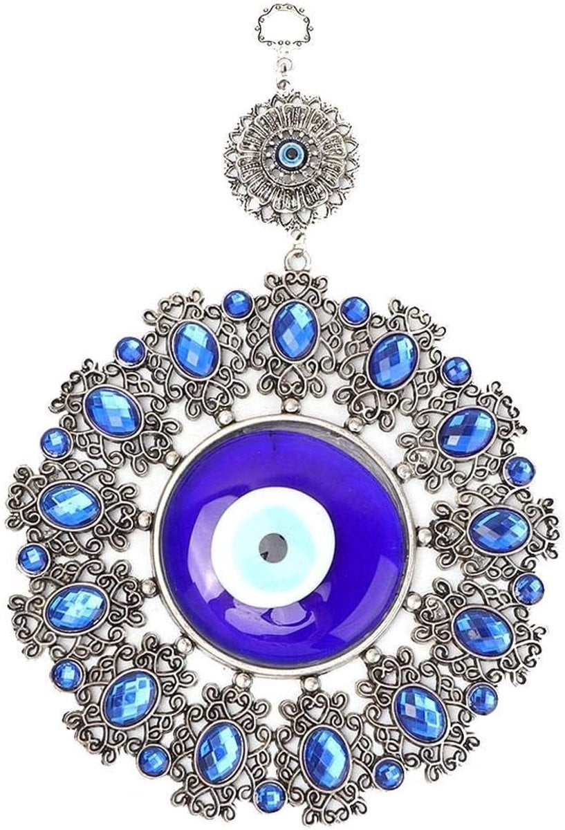 Turks blauw blik amulet Hamsa hand decoratie voor geluk en bescherming