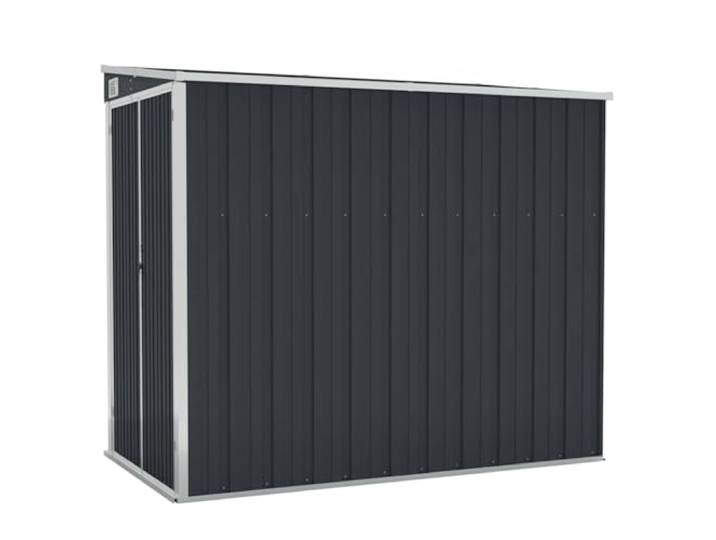 vidaXL Abri de Jardin Mural Anthracite 118x194x178 cm Métal