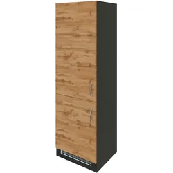 Held Kühlschrank-Umbauschrank Kombi ca. 60 cm Eichefarben