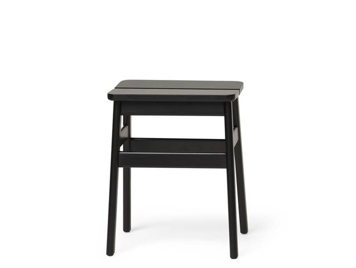 Sitzhocker Angle Form and Refine braun, Designer Herman Studio, 38x45x32.2 cm; Sitz 24 cm