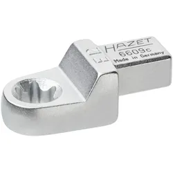 HAZET Einsteck TORX Ringschlüssel Einsteck-Vierkant 9 x 12 mm - 6609C-E12