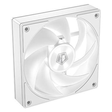 ID-Cooling AF-1230-W 120-mm-PWM-Lüfter - 31,1 dB - 143,9 m³/h - Weiss (120 mm) (COLIDCAF-1230-W)