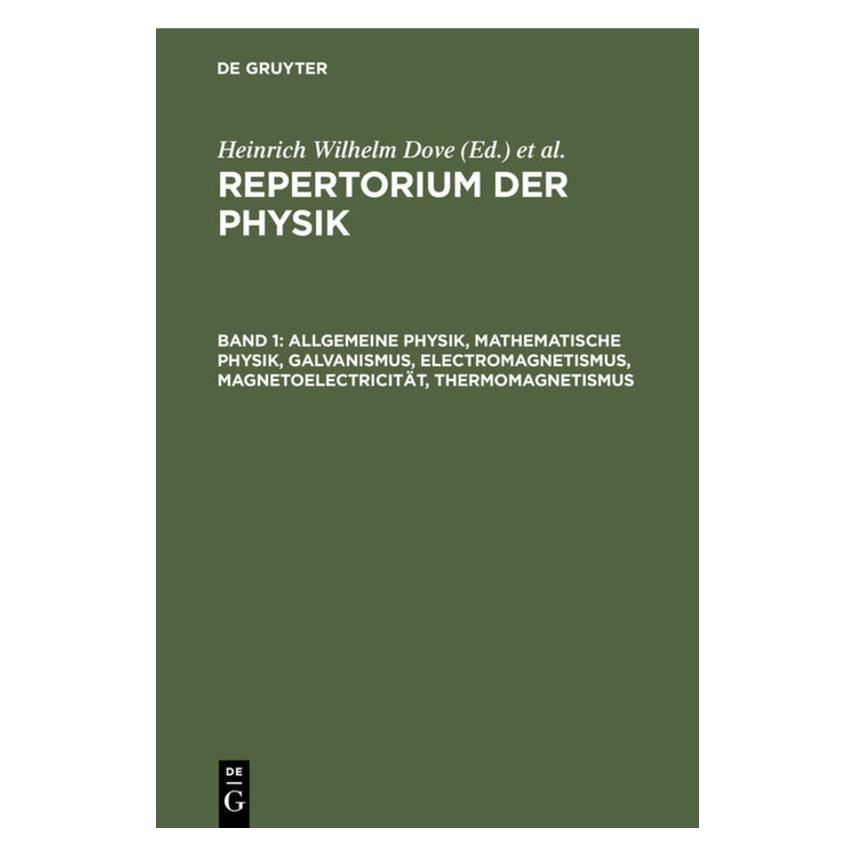 De Gruyter Allgemeine Physik, mathematische Physik (67771045)