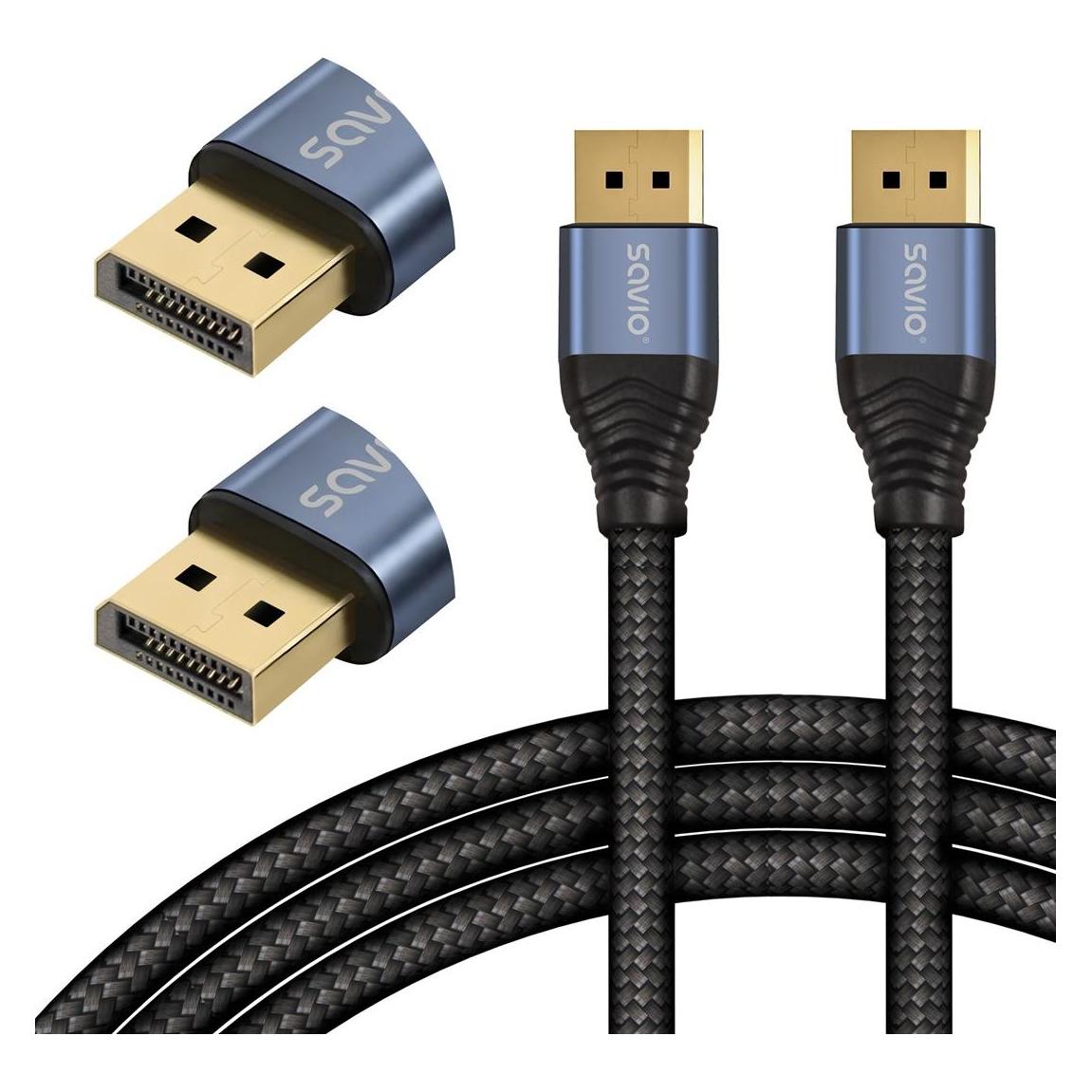 Savio Kabel CL-211 Kabel DisplayPort 2.1, 3m (3 m) (CL-211)