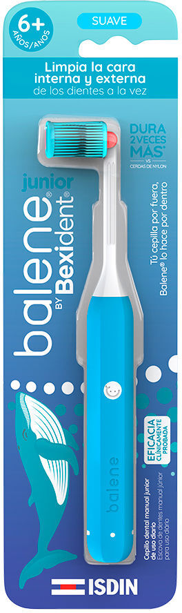 Isdin Brosse à dents Balene By Bexident Junior #Bleue 1 unité