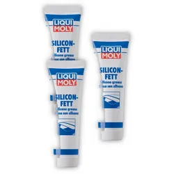 3x Schmierfett LIQUI MOLY 3312 Silicon-Fett transparent Silikonfett Schmierung 100g