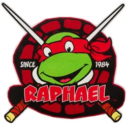 Mono Quick Applikationen - Kids and Hits - aufbügelbar TMNT Raphael, Applikationen, Mehrfarbig, Grün