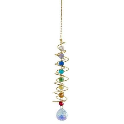 Suncatcher.'Helix Spirale' vergoldet