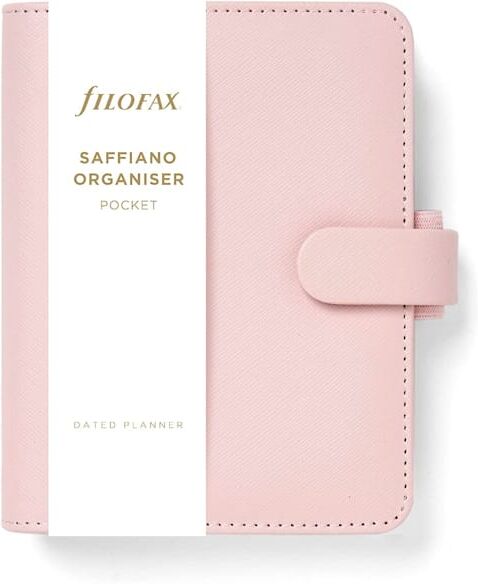Filofax Saffiano Pocket Systemkalender Blush