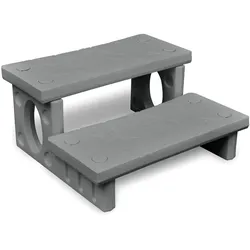 vidaXL Graue Spa-Treppe