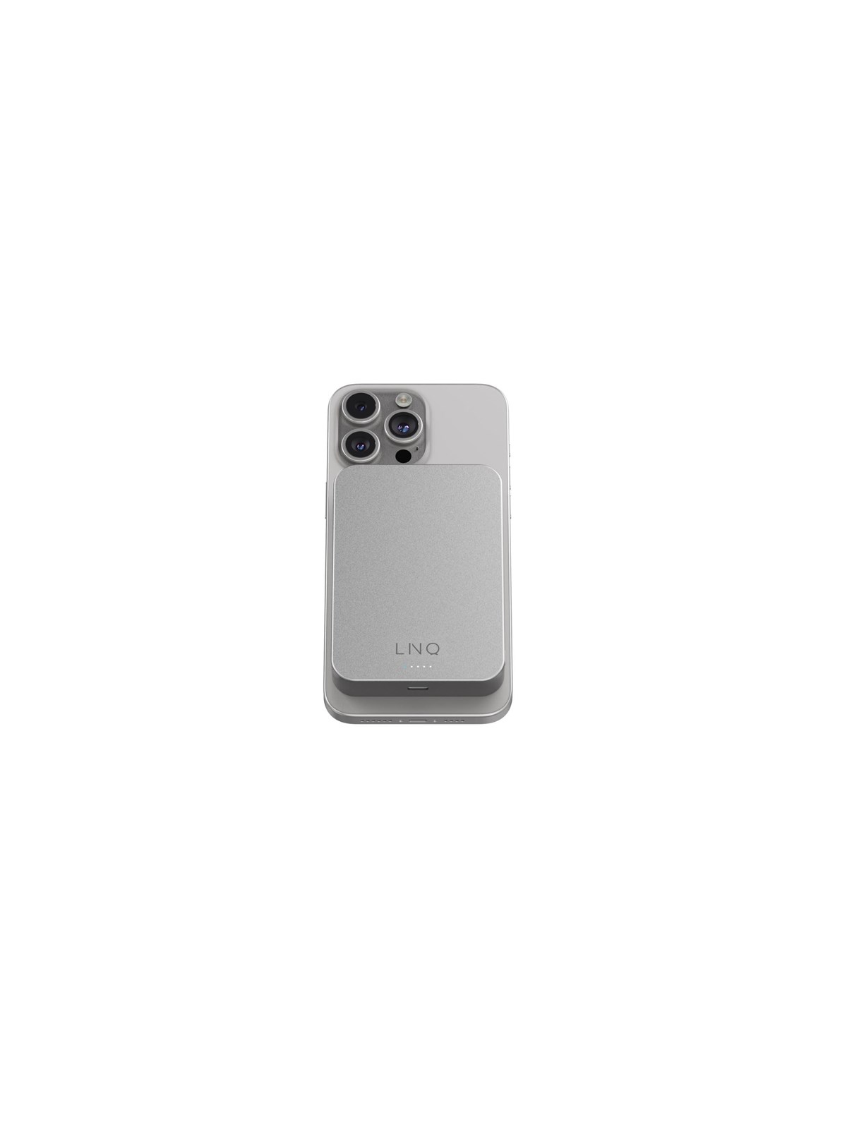 LINQ Magnetic Wireless Power Bank 15W/10.000mAh Silver - 10000 mAh