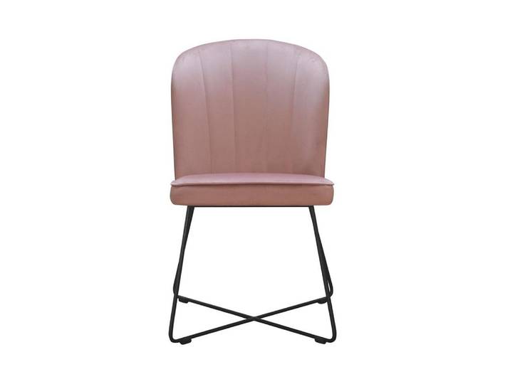 JVmoebel Esszimmerstuhl Fliederfarbene Polsterstühle mit Holzgestell für modernen Komfort (Set), Made in Europa