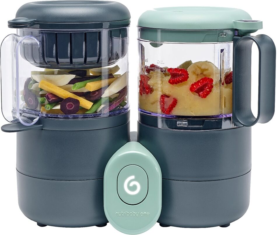 Babymoov Robot de cocina bebé 4-en-1 Nutribaby One. Antracita