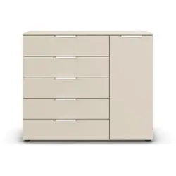 Kommode Flipp Dekor Beige Champagner