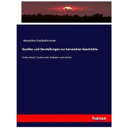 Quellen und Darstellungen zur hansischen Geschichte, Fachbücher