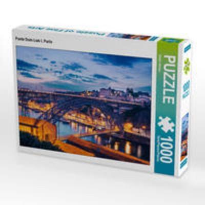 CALVENDO Puzzle Ponte Dom Luís I, Porto | 1000 Teile Lege-Größe 64x48cm Foto-Puzzle für glückliche Stunden