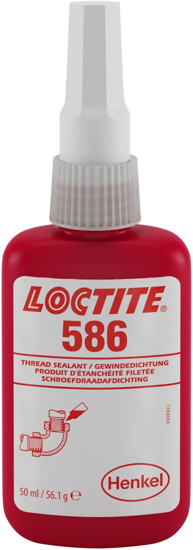 Loctite 586 Gewindedichtung für Metalle hochfest 50 ml)