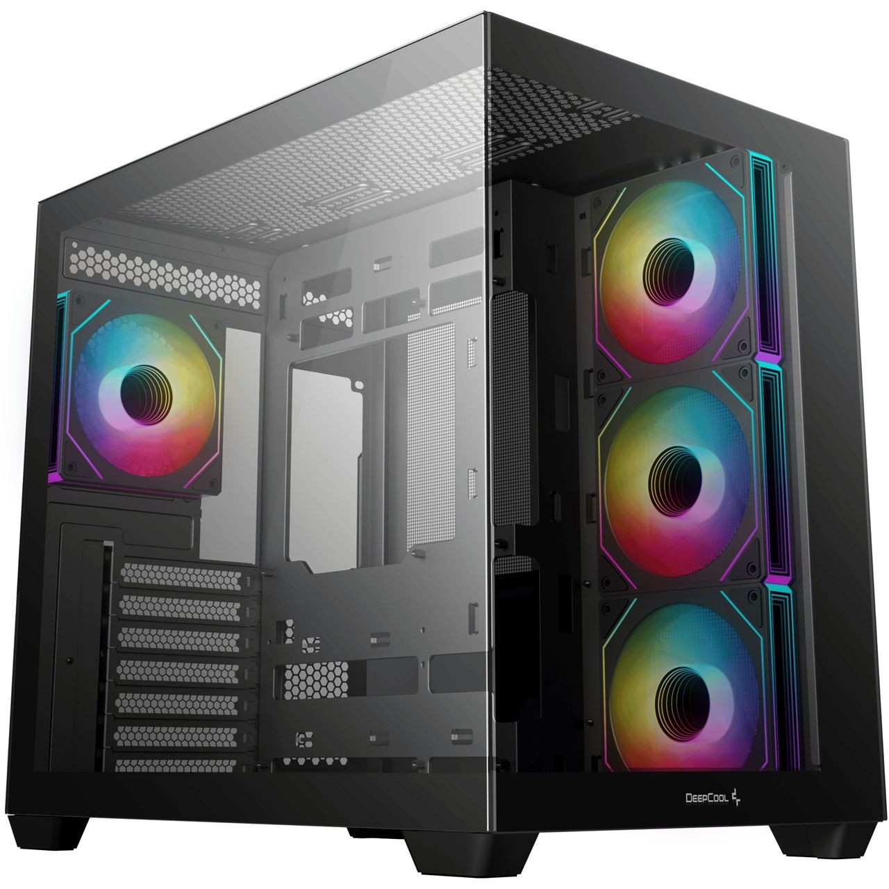 Deepcool CG530 4F Midi Tower ohne Netzteil schwarz
