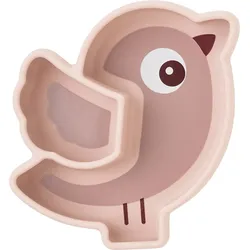 Birdee Teller mit Saugnapf rosa