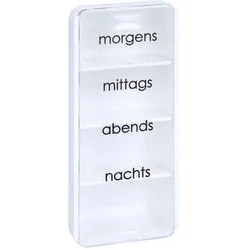 Tablettendose morgens/mittags/abends/nachts