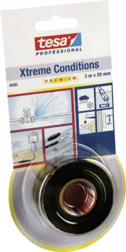 Reparaturband tesa Professional 4600 Xtreme Conditions 04600-00001-01 Farbe schwarz Rollenbreite 25 mm Rollenlänge 3