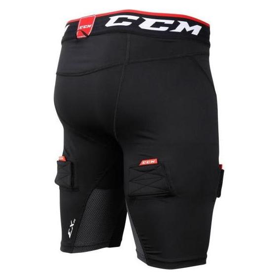 CCM Kompressionsshorts mit Jock SR (Schwarz, XL) (XL) (49642236)
