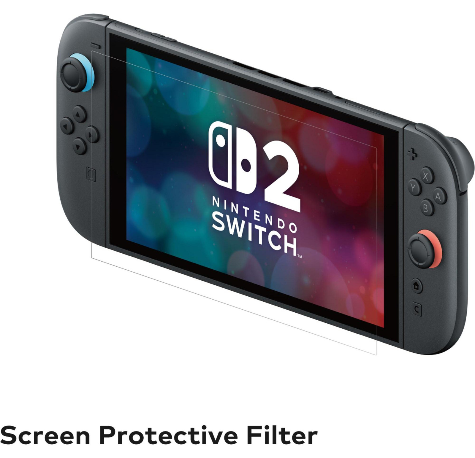 Hori Screenprotector van gehard glas voor Nintendo Switch 2, transparant en schokbestendig