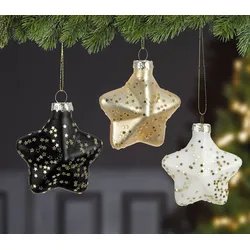 Baumschmuck Stern 3tlg.