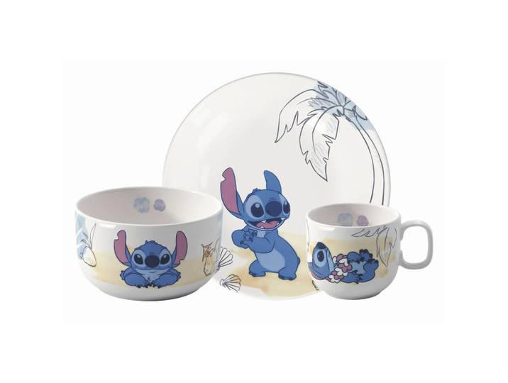 Villeroy & Boch Kindergeschirrset, Mehrfarbig, Keramik, 3-teilig, 13.3x23.2x26.6 cm, Geschirr, Geschirrserien