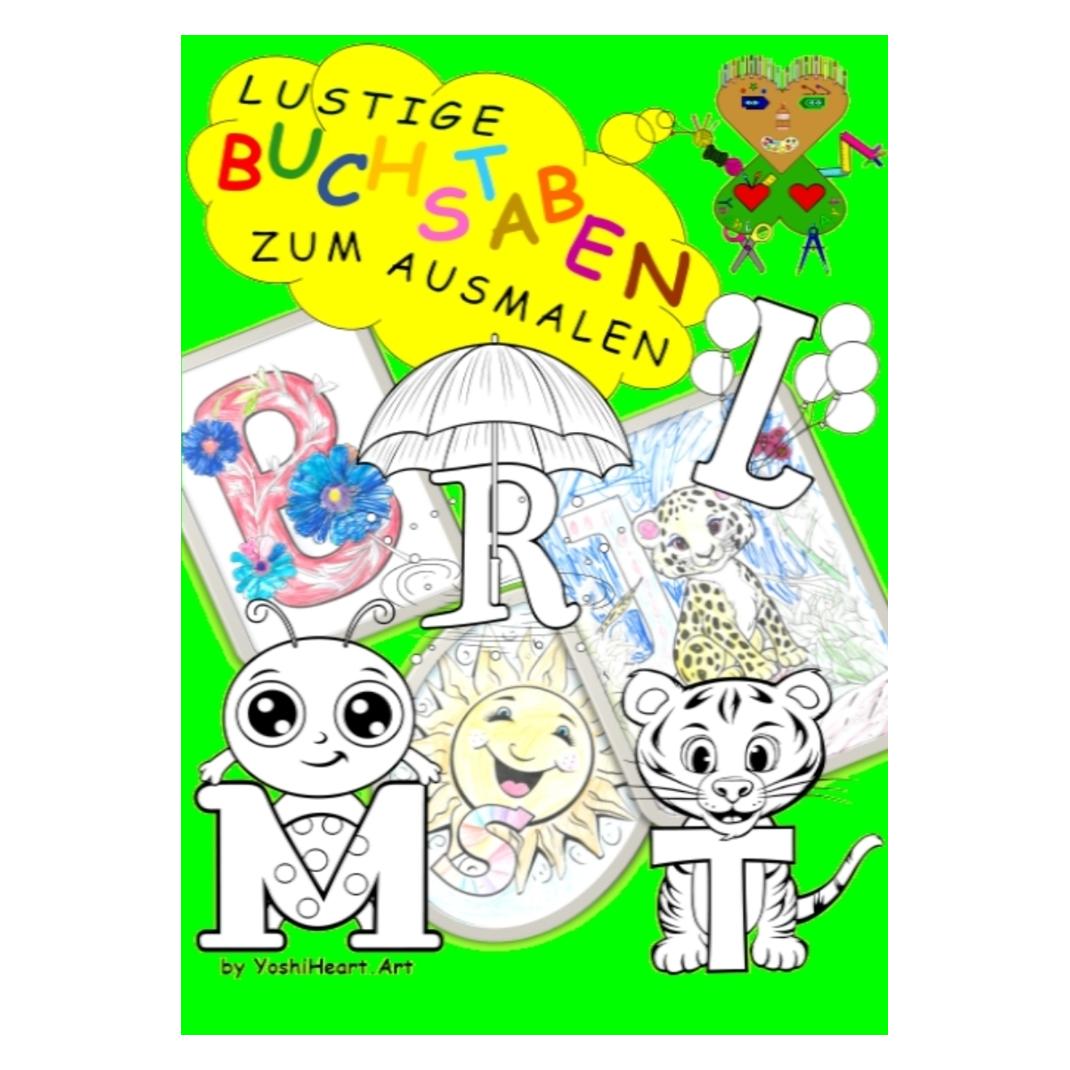 Tredition Lustige Buchstaben zum Ausmalen - Alphabet lernen mit Spass (56983252)