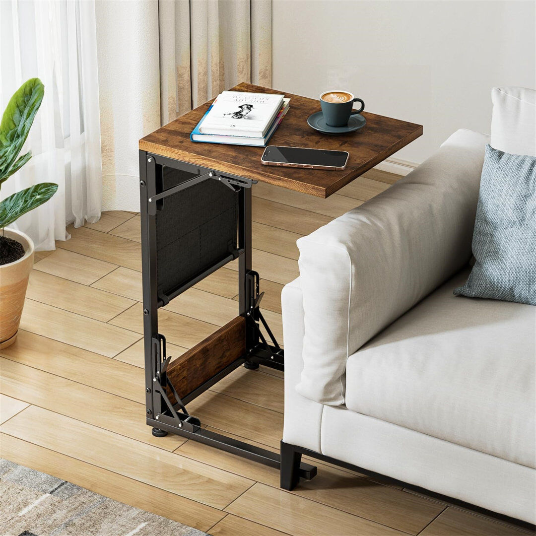 Borough Wharf End Table Brown 64.5cm H X 30cm W X 40cm D