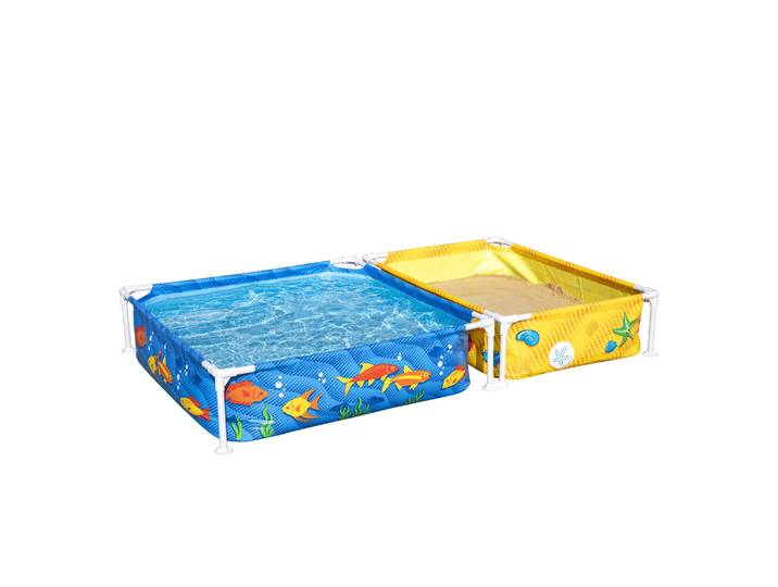Bestway Kinderpool mit Sandkasten 213 x 122 x 30 cm