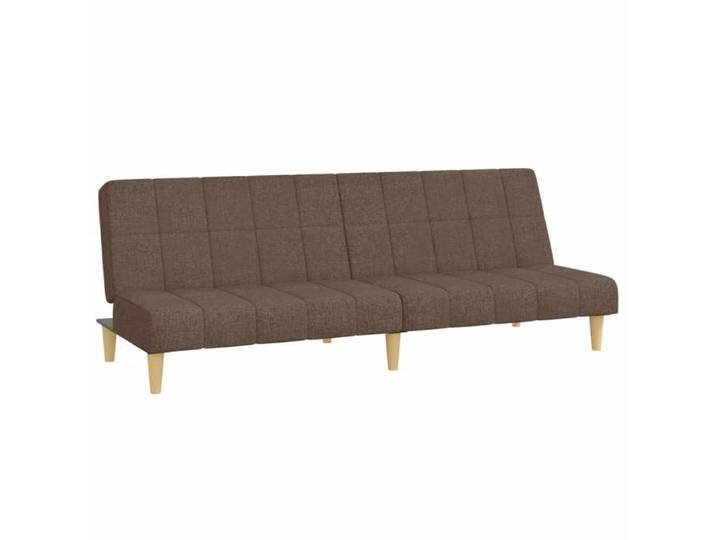 @FRENCH Lit banquette/Canapé repos - convertible - Canapé-lit à 2 places taupe tissu 4135664