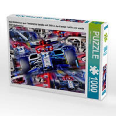 CALVENDO Puzzle Kimi Räikkönen aus Finnland ist bereits seit 2001 in der Formel 1 aktiv und wurde 2007 Weltmeister. | 1000 Teile Lege-Größe 64x48cm Fo